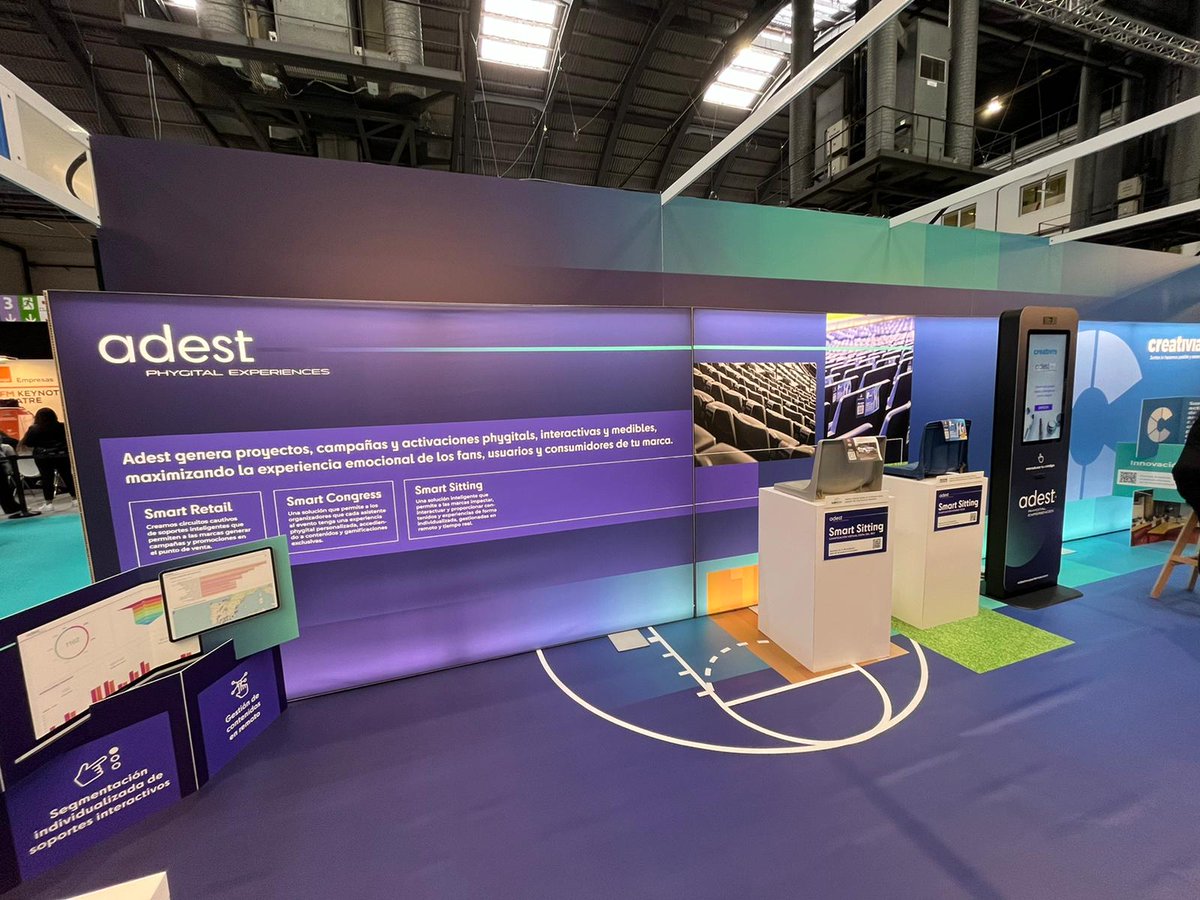 creativialab's tweet photo. Segundo día en el #eShowBCN23 @eshowesp 🙌
📌 Pásate por nuestro stand H16 e infórmate sobre las últimas tendencias del sector.
#AdestCompany #creativialab #Phygital #PhygitalExperience #eShowBCN https://t.co/nyfkiT3Tam