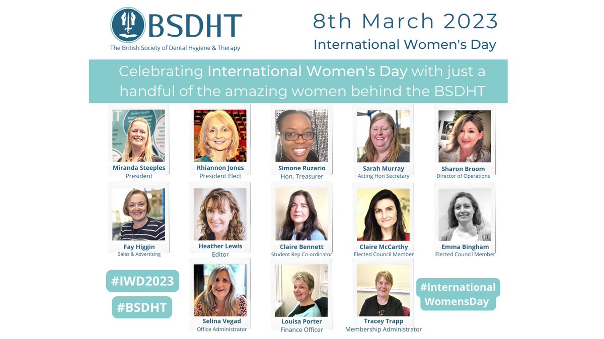 HAPPY INTERNATIONAL WOMEN'S DAY 🙌
There are too many fabulous women working and volunteering for the BSDHT to put in just 1 post, so feel free to add your profile pic and what your role is within the BSDHT.  
#InternationalWomensDay #BSDHT  #HappyInternationalWomensDay #IWD2023