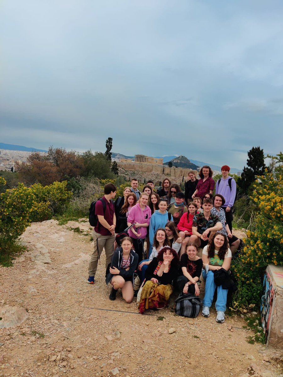 QMCHistory's tweet photo. Here’s one for @qmcpolitics yesterdays visit to the Pnyx. Home of the Athenian assembly - the birthplace of democracy! https://t.co/BlAOyj1DrS