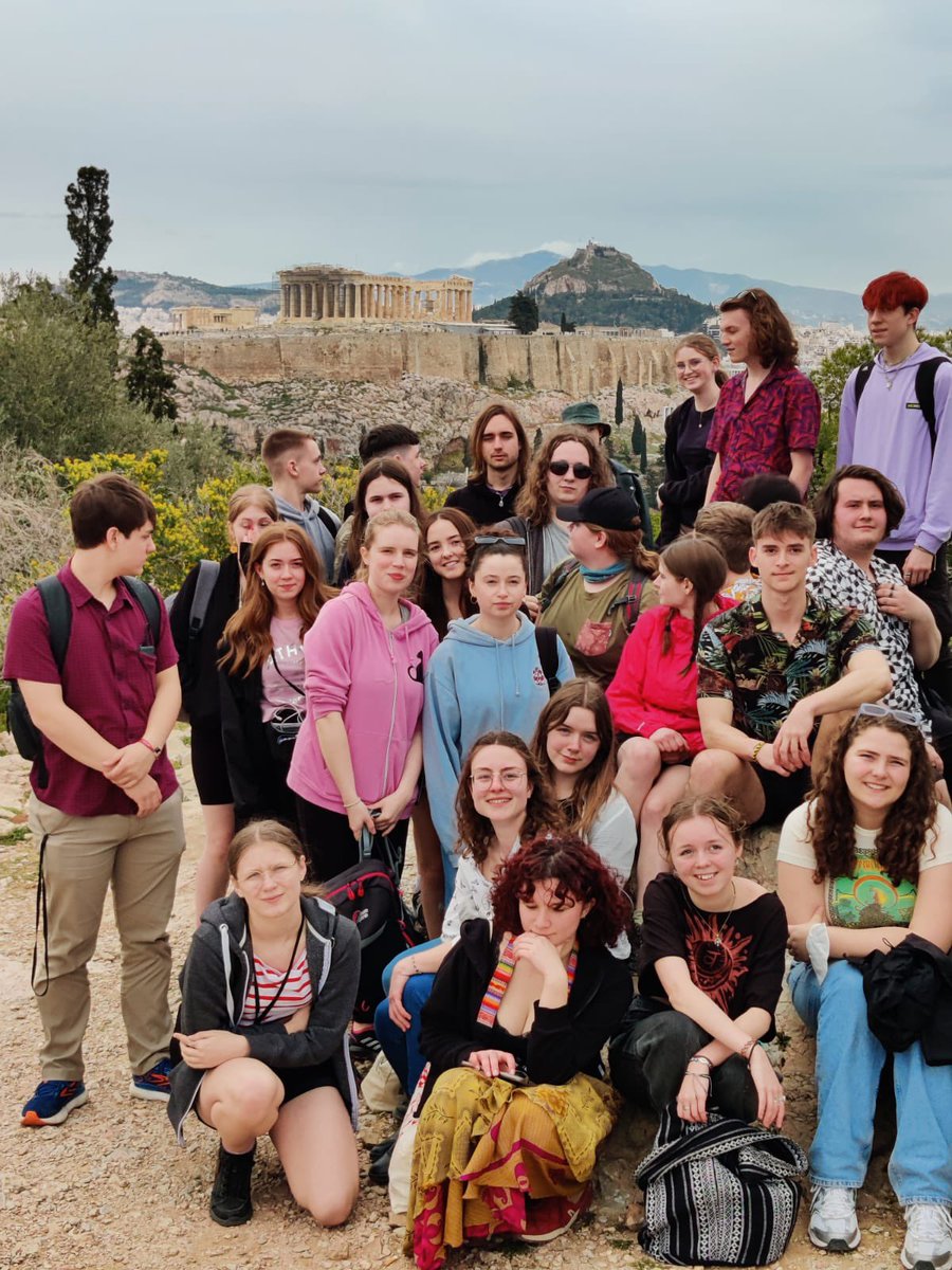 QMCHistory's tweet photo. Here’s one for @qmcpolitics yesterdays visit to the Pnyx. Home of the Athenian assembly - the birthplace of democracy! https://t.co/BlAOyj1DrS