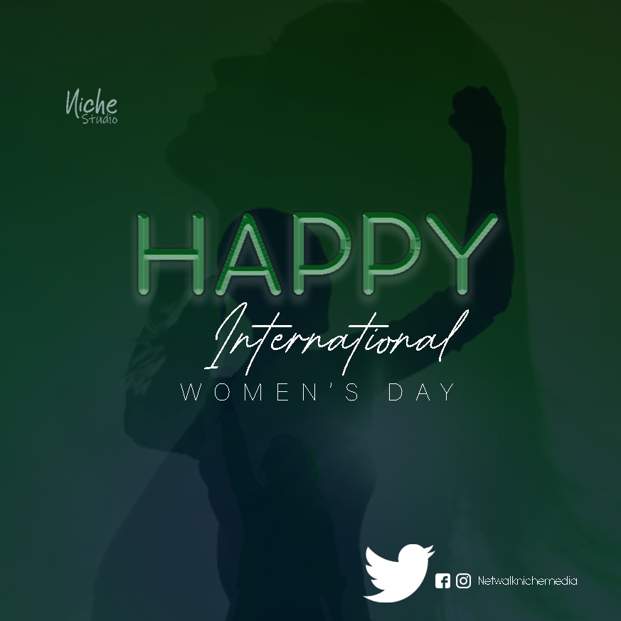 Netwalkniche's tweet photo. Happy international women's day to you yes you! Keep breaking the barriers and keep being amazing

#IWD2023 #netwalknichemedia https://t.co/8cc2W5boqJ