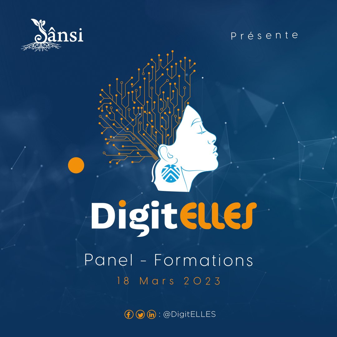 Digit_elles's tweet photo. DigitELLES est un programme de formation et d'initiation qui offre aux jeunes filles et aux femmes, la possibilité d'acquérir des compétences numériques et de développer leur profil numérique.
#DigitELLES #Sansi #Formationnumerique #Insertionprofessionnelle #FemmeDigital https://t.co/3NZejijcXL