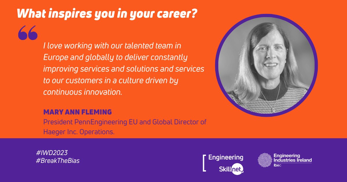 EngineeringIbec's tweet image. Developing talent for the engineering sector is central to achieving our vision for Ireland to be a global engineering centre of excellence. 

For #IWD2023 we&apos;re profiling leaders &amp;amp; what inspires them. 

Check out our strategy ibec.ie/connect-and-le… #EmbraceEquity