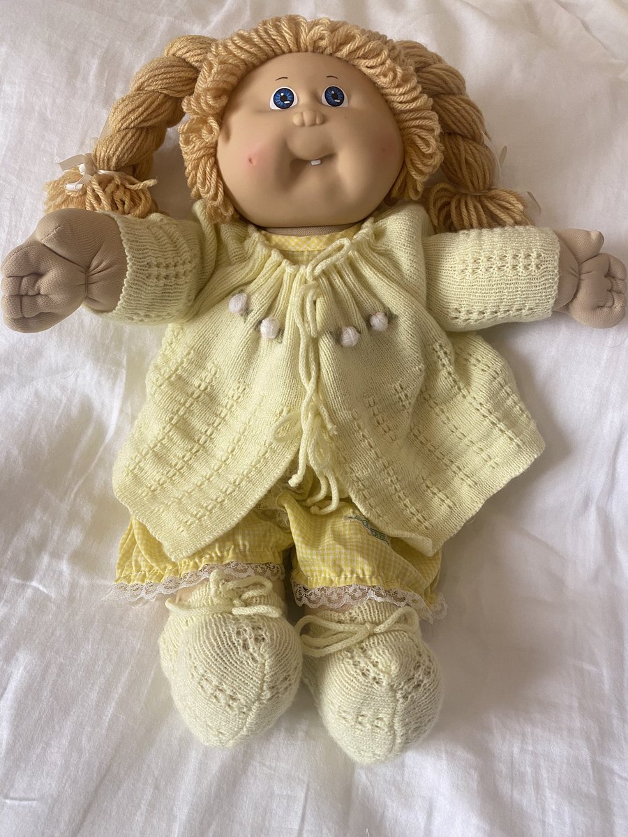 Morangetea's tweet photo. Meet My “Natasha”
#CabbagePatchDoll https://t.co/V0wsR5WBhn