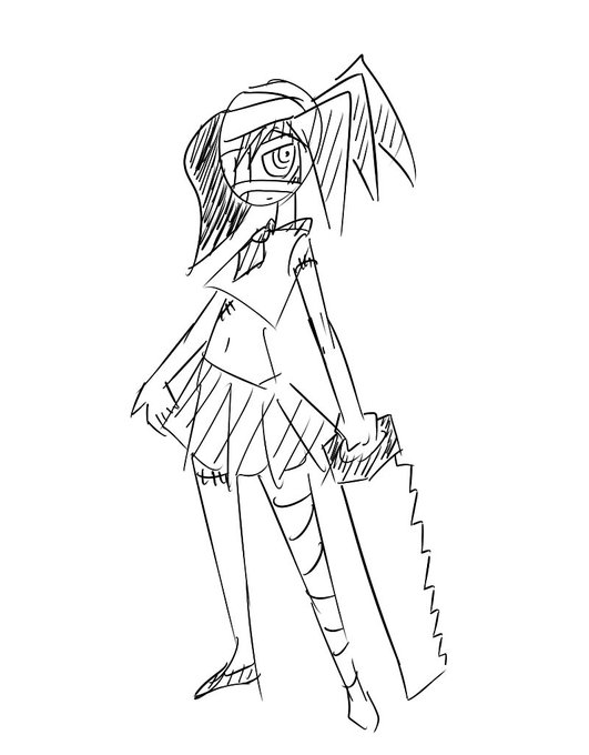 #作画カロリーの低い作品を上げようぜ 