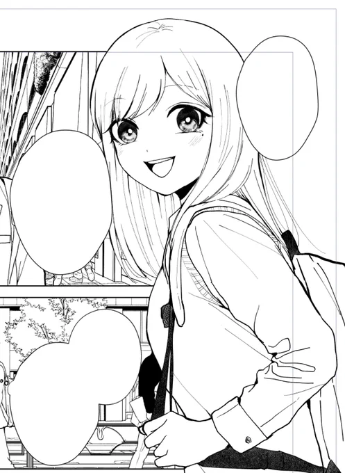 ペン入れ中
可愛い☺️ 