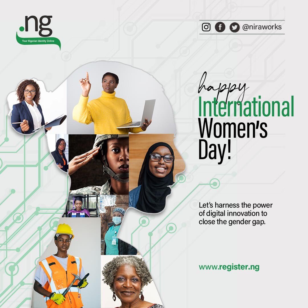 niraworks's tweet photo. Happy #InternationalWomensDay 2023! 

We must harness the power of digital innovation to close gender gap and address gender inequalities in our society. 

#WomensDay #ngdomain #nira https://t.co/gNXw7BFGP3