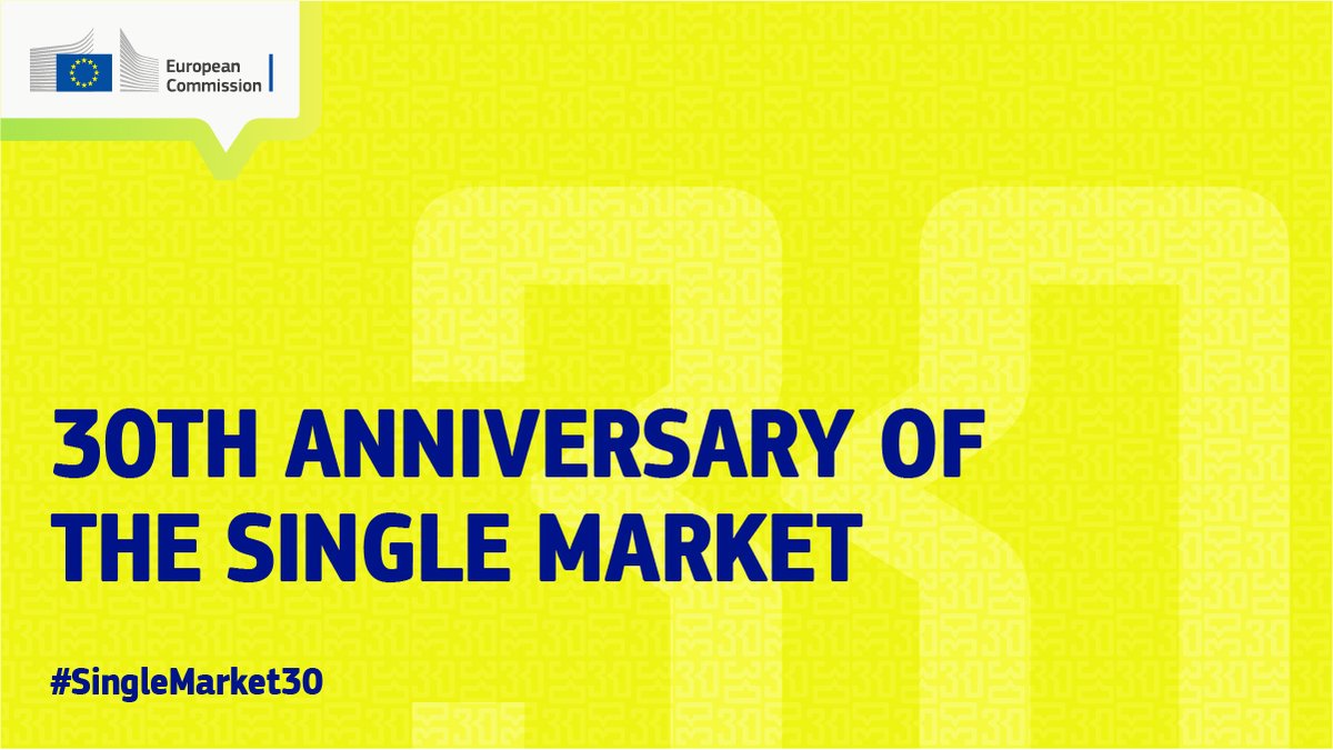 🎆The European Single Market turns 30 in 2023 #SingleMarket30. 

ECC-Net helps consumers to enjoy all opportunities the Single Market has to offer and joins the <a href="/EU_Commission/">European Commission</a> in celebrating this milestone. 

What has the Single Market brought consumers? eccnet.eu/news/30th-anni…