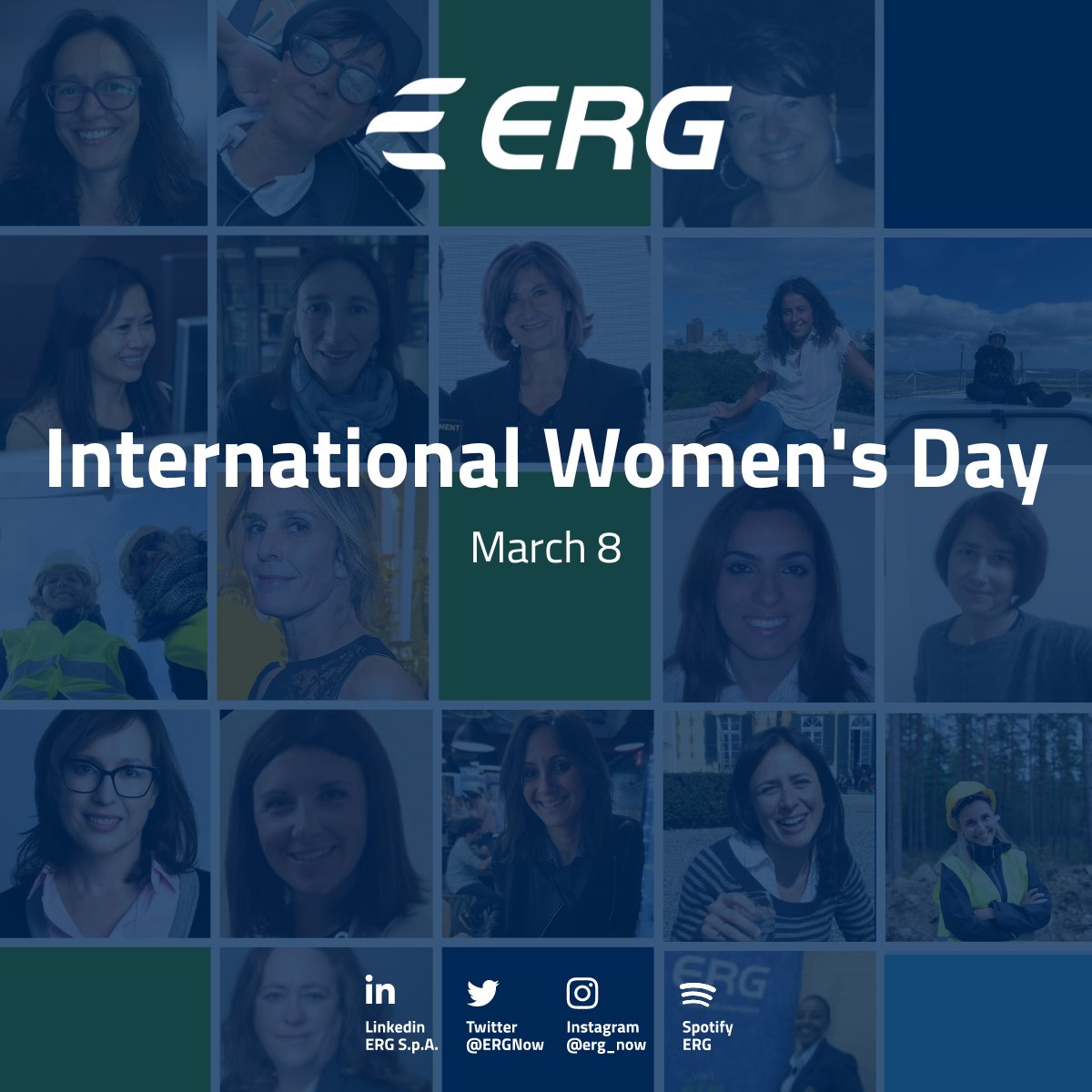 Today on #IWD, we'll talk with @A_Monfreda talking about #genderequality. At ERG, we aim to promote growth and equality across various communities. As such, instead of the conventional gift of mimosa, we have opted for a donation to @AIDOS_ong #InternationalWomensDay