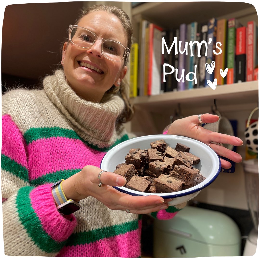 DrinksPud's tweet photo. If it weren’t for mums, Pud wouldn’t exist. We’re celebrating the mums over the next couple of weeks, starting with one of our very own!🍫💜

Stay tuned for more mums with their best Pud inspired Pud’s in the lead-up to Mother’s Day!🥄

#mothersday #mumspud #brownierecipes https://t.co/mkBlb2qATu