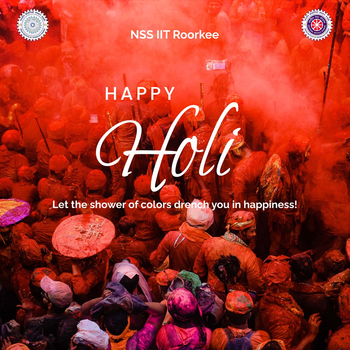 NSSIITROORKEE's tweet photo. NSS IIT Roorkee wishes you happy holi! Spread the love on festival of colors.
@iitroorkee https://t.co/Rb0ZovPGP4