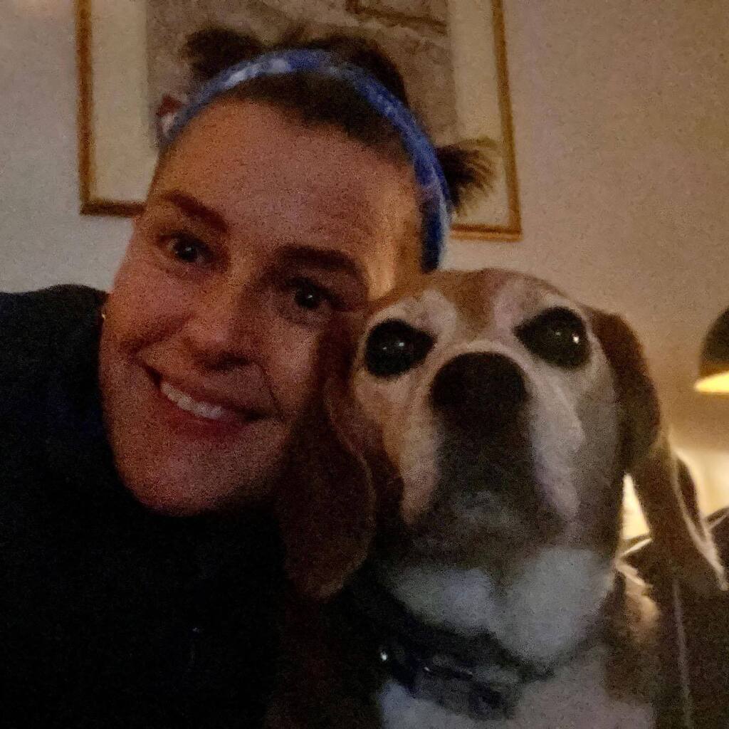 dogjournals's tweet photo. ✨Happy International Women’s Day from me and my good gal Ruby!✨ #Ruby_sht #rubythebeagle #adoptdontshop #oldbeagle #internationalwomensday #mygirl #ladiesfirst #thefutureisfemale https://t.co/OlKRSzFx1Y