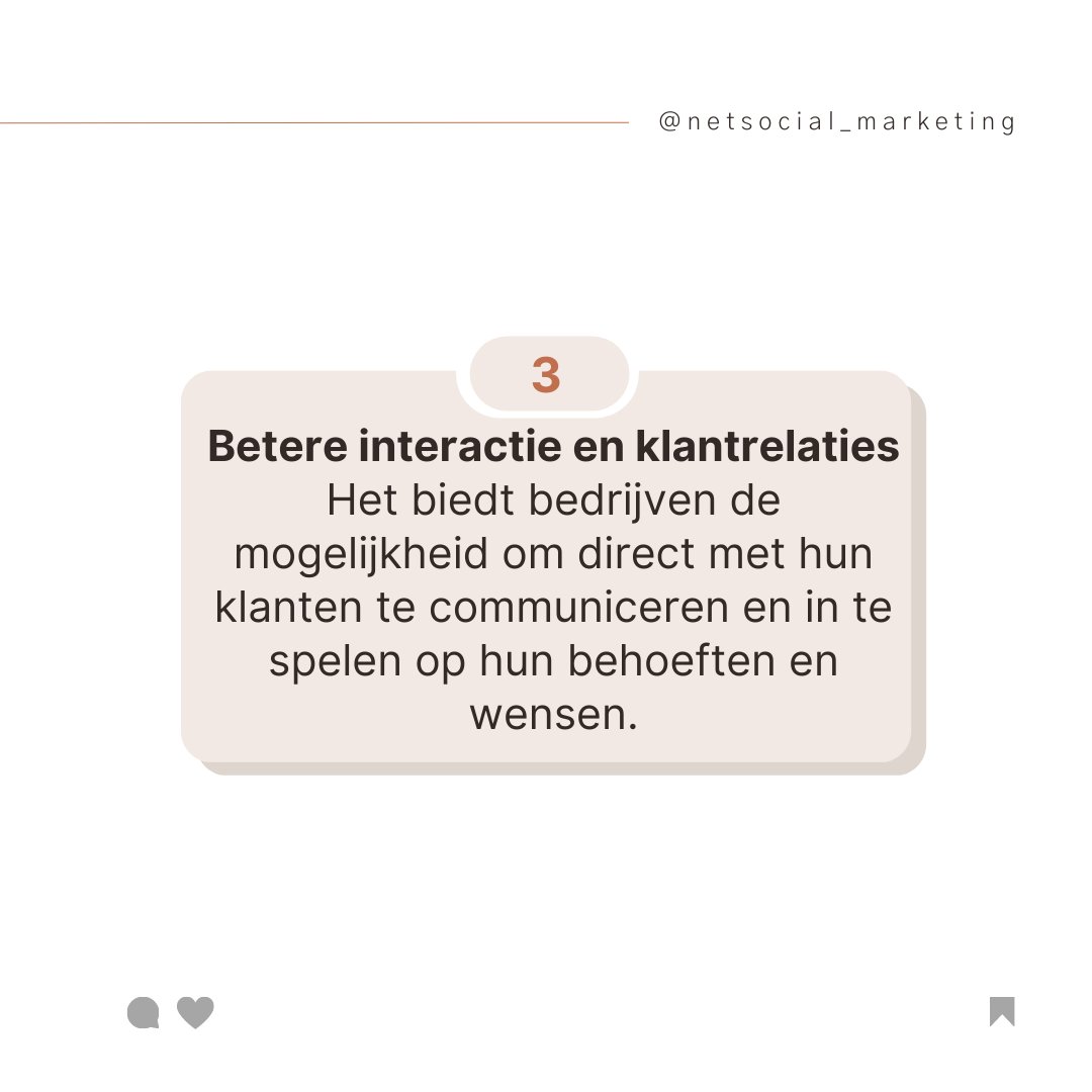 NetSocial__'s tweet image. Social media marketing is vandaag de dag niet meer weg te denken uit het marketinglandschap. Waarom zou je kiezen voor social media marketing in plaats van traditionele vormen van marketing? Hier zijn drie goede redenen voor: