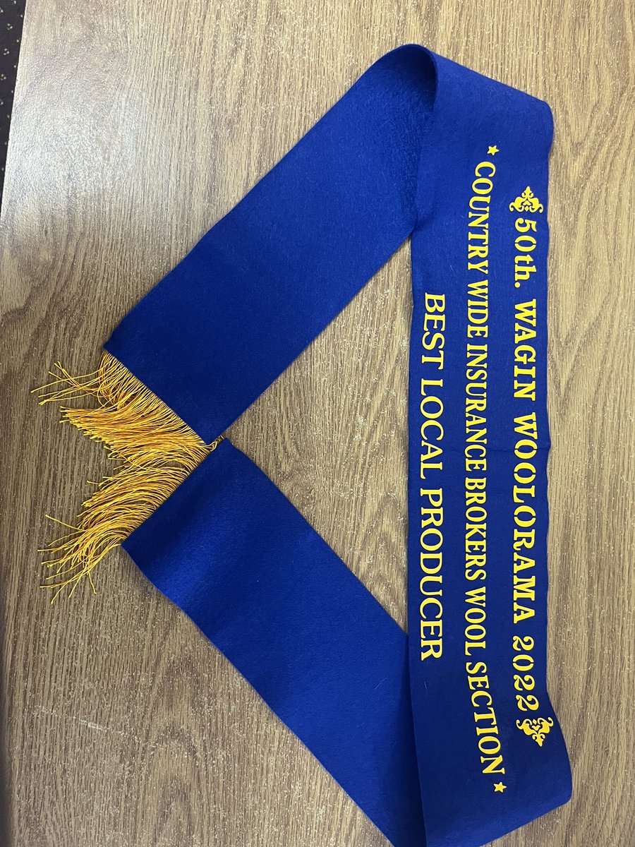 ChrisPiesse1's tweet photo. It’s on again!  Who will be taking home the highly coveted blue sash. Very high level of entries across all classes making for a very exciting competition. Western Australia’s premier wool competition. Accepting entries right up to Thursday evening. #woolorama #wool #merino https://t.co/i5u4Ey2L8q