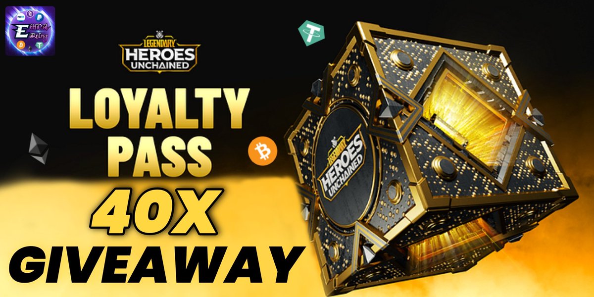 EthicalDao's tweet photo. 🎉Legendary: Heroes and Ethical Dao Unchained WL GIVEAWAY 🎉

 💥40x Loyalty Passes

✅ Follow
@LHUGame &amp; @EthicalDao
✅ Join https://t.co/xV3Szzf0CZ
https://t.co/zcOuO6lEVQ
✅ Like &amp; Retweet
✅ Tag 3 NFT Friends

Winners in 24 hours⏰
#NFT #ETH #FreeMints
#NFTCommunity https://t.co/gwxCC4caHV