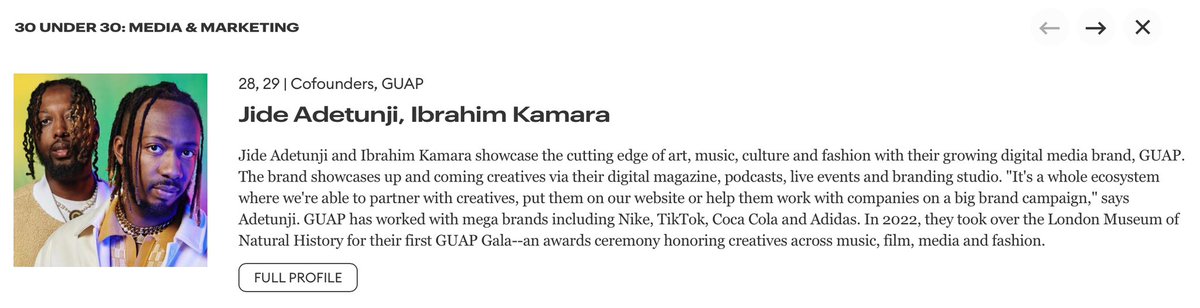 pempeople's tweet photo. Peckham Legends 30 Under 30 @Forbes list @IbrahimKamara_ #jideA @GUAPMAG
Peckham, London The World
So Proud of them
Da Guap Boyz as Mr Kamara (RIP) used to say https://t.co/bu6S2FpCgq