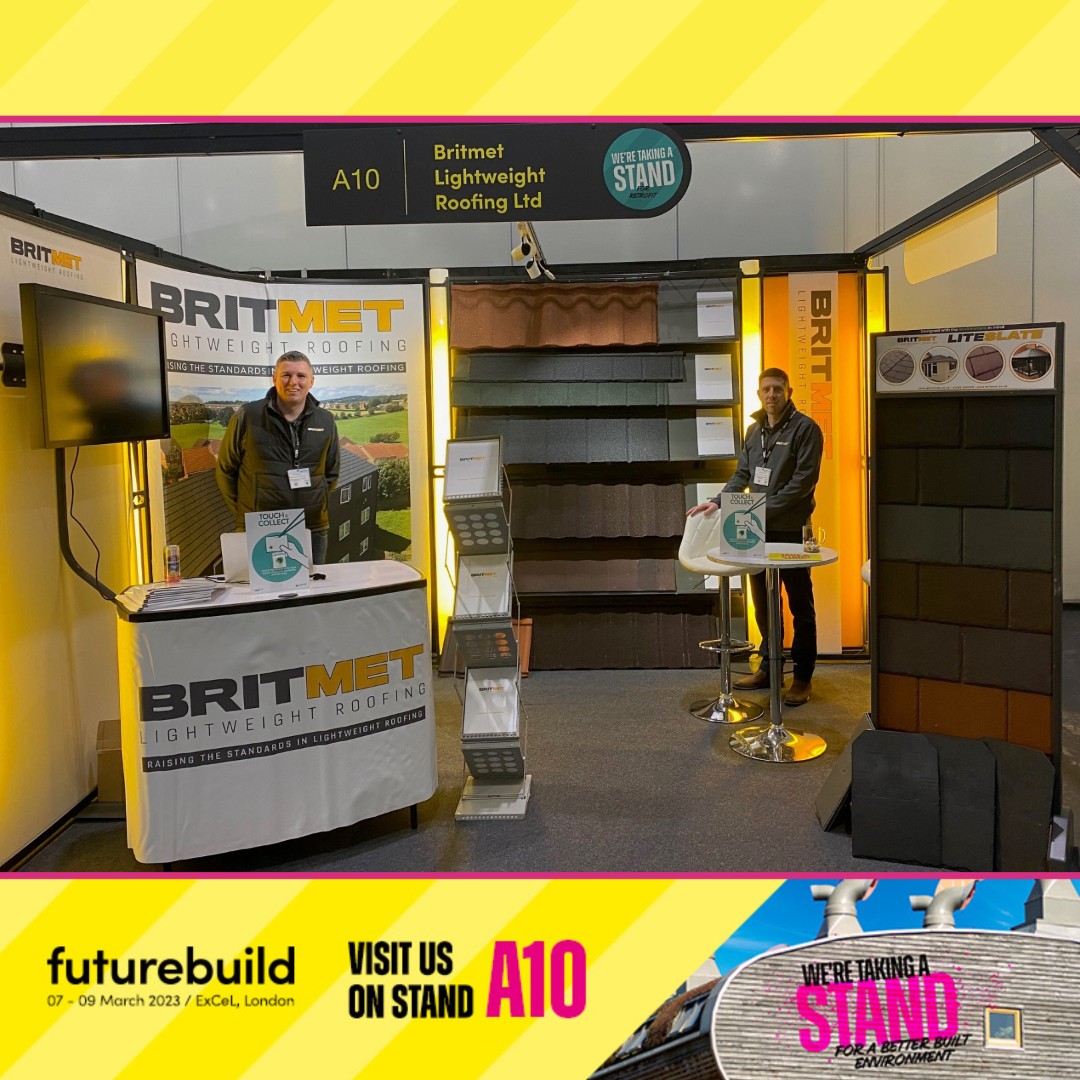 Britmet's tweet image. Day 1 of @FuturebuildNow is complete! 

Head on down to Stand A10 to say hello to our Business Development Managers, Jack Mushing, Neil Sprackling &amp;amp; Chris King!

#futurebuild2023 #thebritmethod