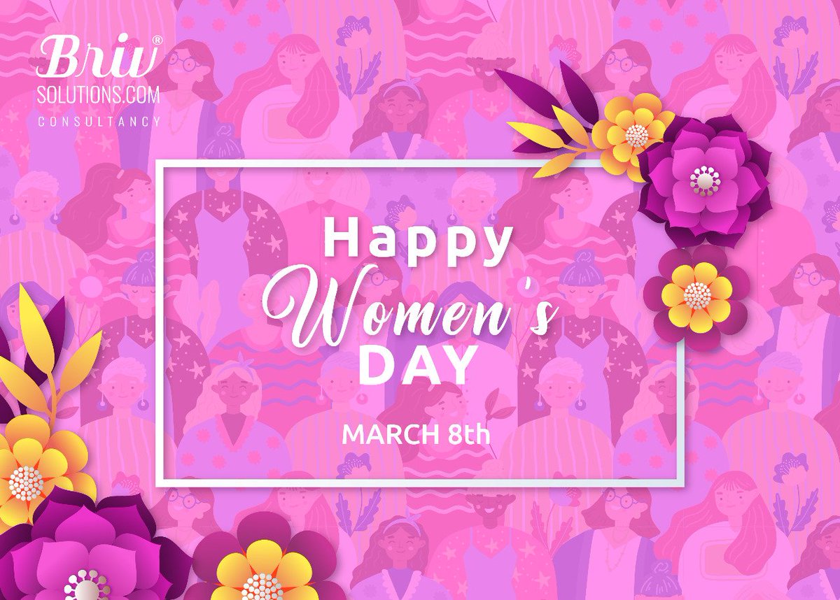 brivsolutions's tweet photo. Happy International Women's Day 🌷

#womensday #march #internationalday #business #hr #it #morocco https://t.co/DdIqEBYr2Z