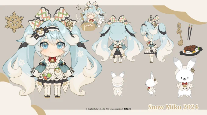 雪ミク2024応募しました初参加!よろしくお願いします! 