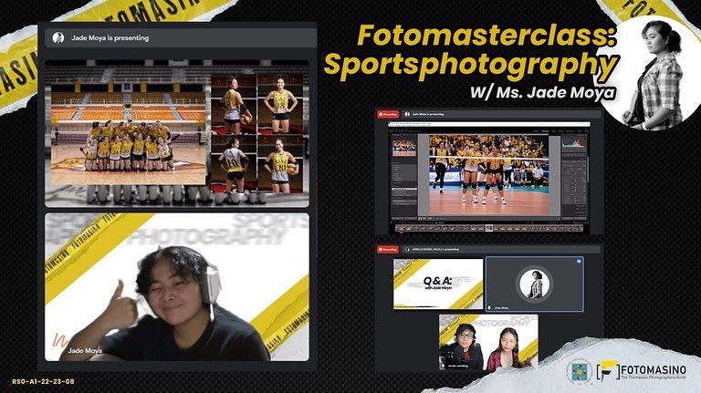 FotomasinoTPG's tweet photo. IT’S A WRAP! 📸

Our FotoMasterclass in Sports Photography has finally come to an end. We want to thank those who have made the time to join and learn with us. We also want to thank the heart of this event, Ms. Jade Moya! https://t.co/o35bdBaCwK