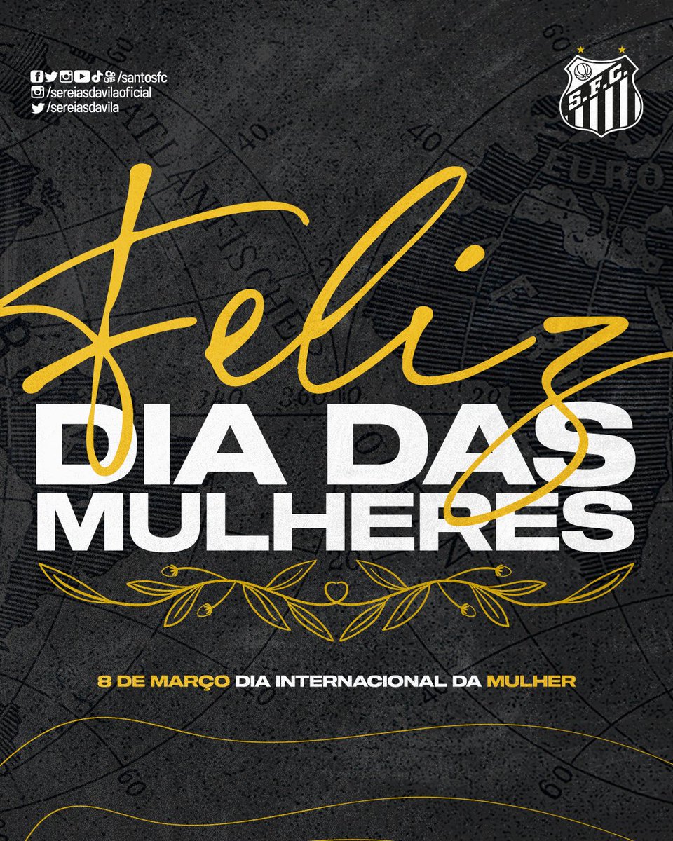 SantosFC's tweet photo. Neste Dia Internacional da Mulher, o Santos reforça a luta diária pelos direitos iguais. Estaremos sempre ao lado de vocês!

Cabe o nosso agradecimento às mulheres santistas, @SereiasDaVila e todas as funcionárias que fazem parte do dia a dia do Peixe. Vocês são essenciais! ❤️🐳 https://t.co/xJgGqvWoRs