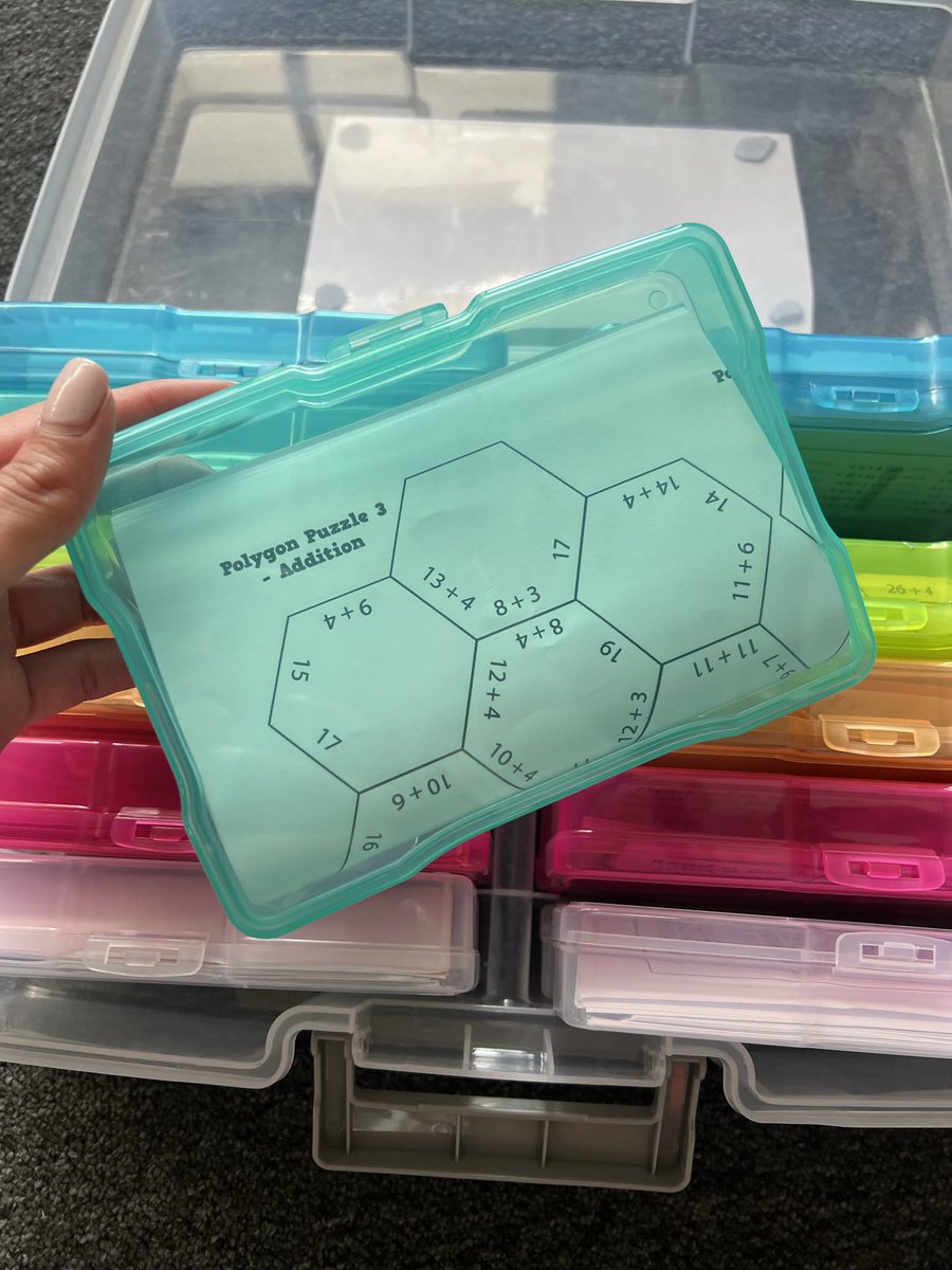 CarlaKazzi's tweet photo. Introducing the “Fast Finisher Box”! Filled with hundreds of educational task cards targeting all subjects to ensure students always have something to do when they’re quick to finish a task!😁 One all students love! (Box is from Kmart and was only $15) #ACUedu_p https://t.co/arRsfEwC2C