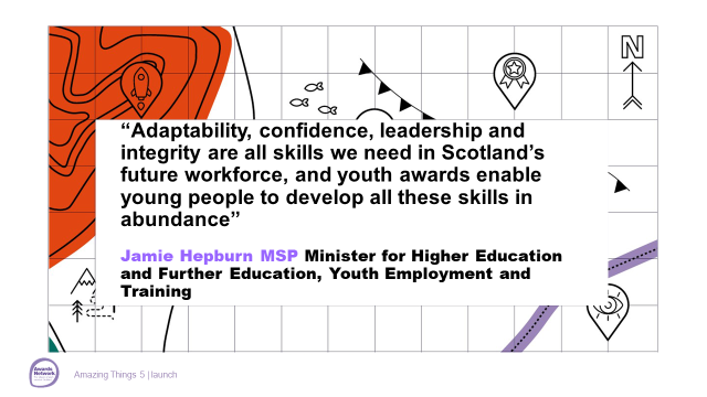 Awards_Network's tweet photo. Personal learning and skills developed, recognised and accredited through #youthawards strengthen employability, #Unlockingpotential of young people to progress on their journey to the world of work #ScotAppWeek23 #ypguarantee #amazingthings5 https://t.co/5dxoVz14ZL