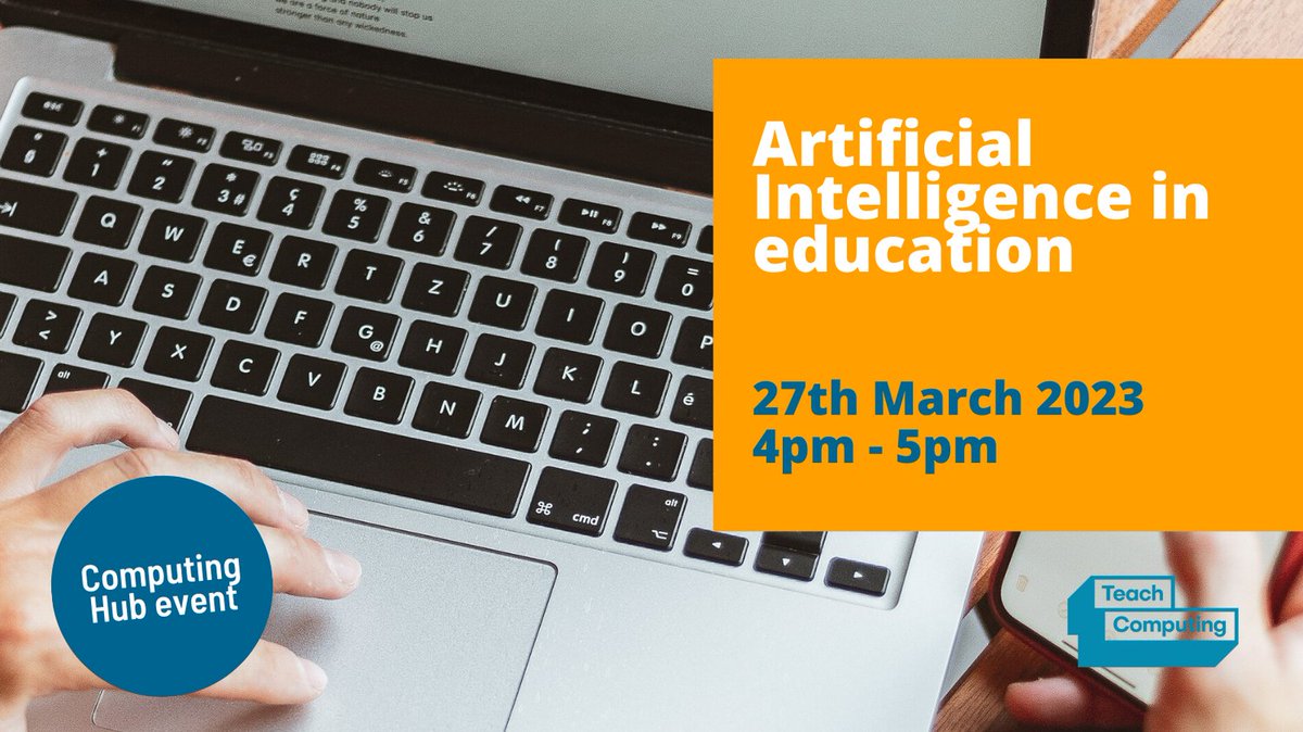 ComputingHubLEI's tweet image. Unlock the power of AI in education! Enroll now in our Artificial Intelligence in Education course and discover innovative ways to enhance learning and teaching. #AIeducation #teachingtools #edtech
Book here -&amp;gt; ncce.stem.org.uk/cpd/521999/art…