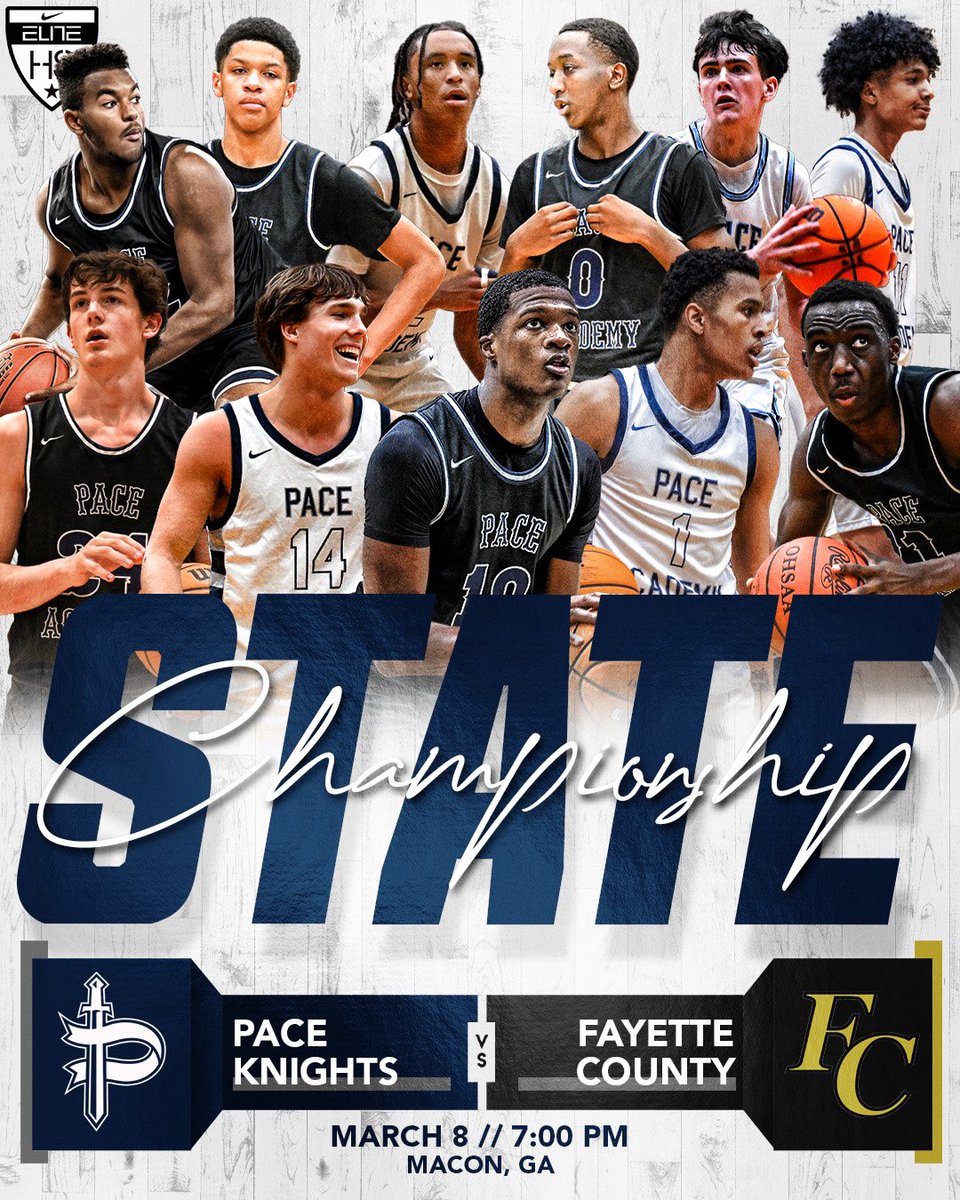 Pace Athletics (@paceknights) on Twitter photo Tonight, our Knights are playing in the GHSA Class 4A state championship game at Macon Coliseum. Tip-off is at 7:00 PM. All tickets are purchased through GoFan, Here we go Knights.!#PK4L <a href="/coachswhite/">Sharman White</a> <a href="/Pace_Hoops/">Pace Academy Men’s Basketball</a> Tonight, our Knights are playing in the GHSA Class 4A state championship game at Macon Coliseum. Tip-off is at 7:00 PM. All tickets are purchased through GoFan, Here we go Knights.!#PK4L <a href="/coachswhite/">Sharman White</a> <a href="/Pace_Hoops/">Pace Academy Men’s Basketball</a>