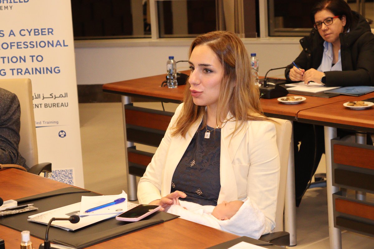 tech3arabi's tweet image. أصغر مُشاركة (شهرين فقط) بين الحاضرات في فعاليات #رابطة_نساء_الشرق_الاوسط_للأمن_السيبراني (#WiCSME) - فرع الأردن - والتي تقام للمرة الأولى في المملكة الأردنية الهاشمية، بالتزامن مع يوم المرأة العالمي، باستضافة JODDB وأكاديمية سايبر شيلد

#يوم_المرأة_العالمي  
@WiCSME @joddbjordan