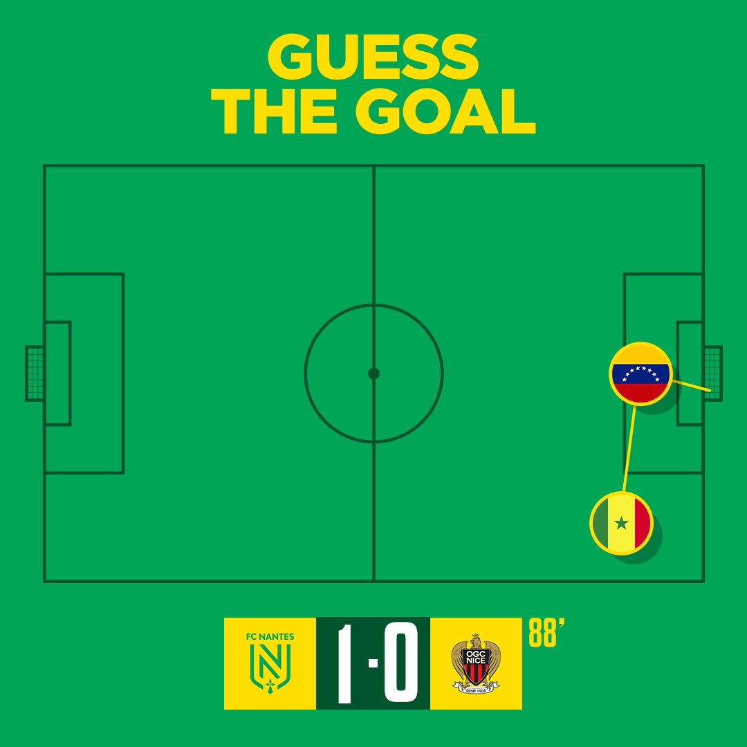 FCNantes's tweet photo. 𝗚𝘂𝗲𝘀𝘀 𝗧𝗵𝗲 𝗚𝗼𝗮𝗹 #fcnogcn 🕵🏻‍♂️

Le buteur ______ ❓
La saison ______ ❓

Tente de remporter le maillot extérieur adulte. 
🤳 Follow @FCNantes 
↺ RT https://t.co/4j8KUainHK