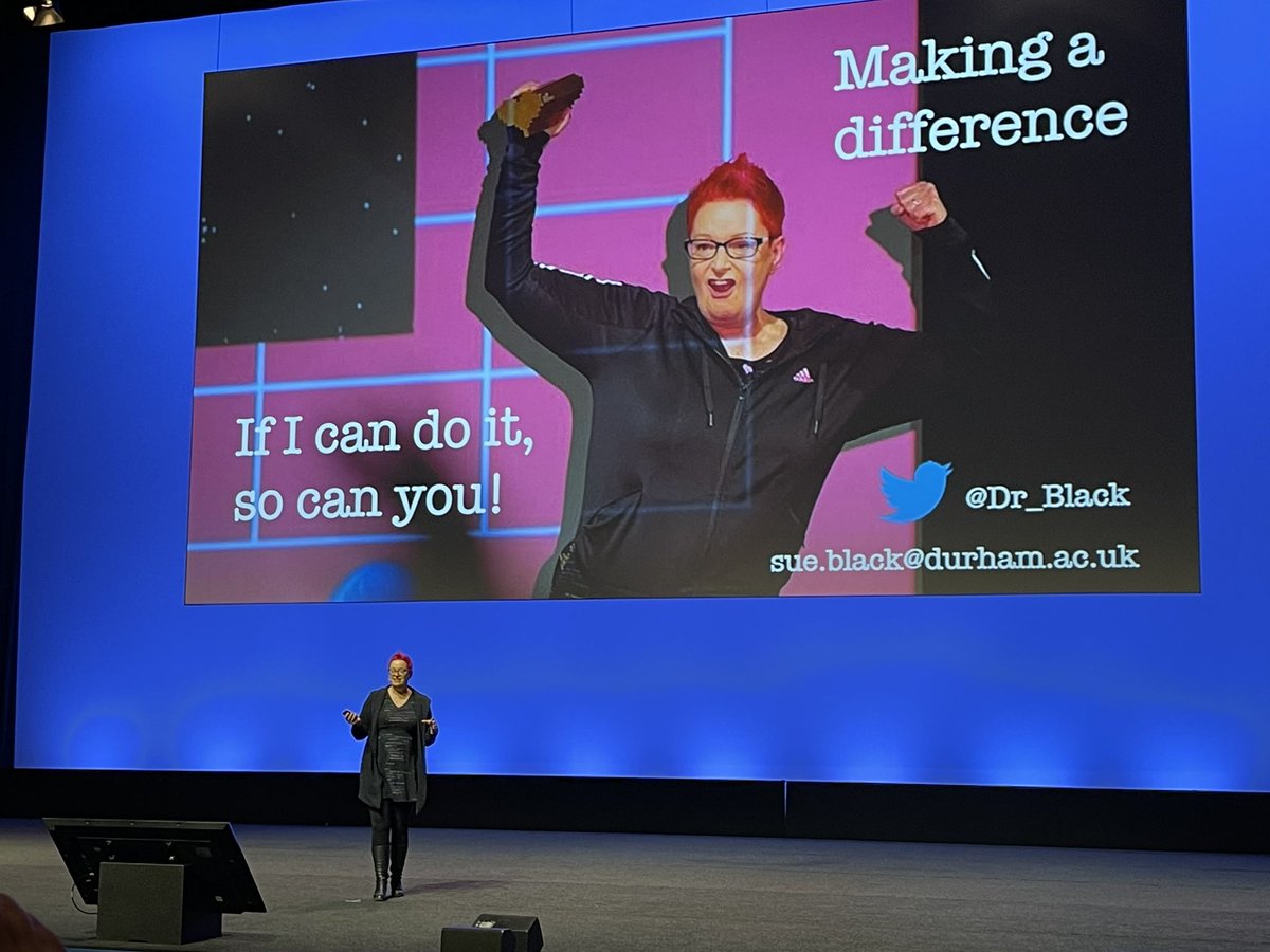 vikkiliogier's tweet photo. Inspirational keynote by @Dr_Black
Such a life journey! Great missions to unite #women in #IT, save #BletchleyPark, encourage mums to learn #tech & support #women with #digital
#WomenDay
#Digifest23 #techmums #techup_women #InternationalWomansDay2023 #InternationalWomenDay https://t.co/Tqee6OxrNJ