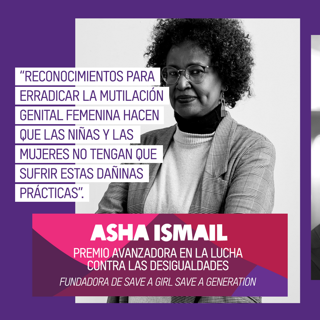 🟣@AshaActivist ganadora del premio #Avanzadoras23 que organizamos con @20m, en este video puedes conocer un poco más a esta mujer y su causa #mujeres #fuertes y #luchadoras. 20minutos.es/noticia/510568… #8m #FeministPower