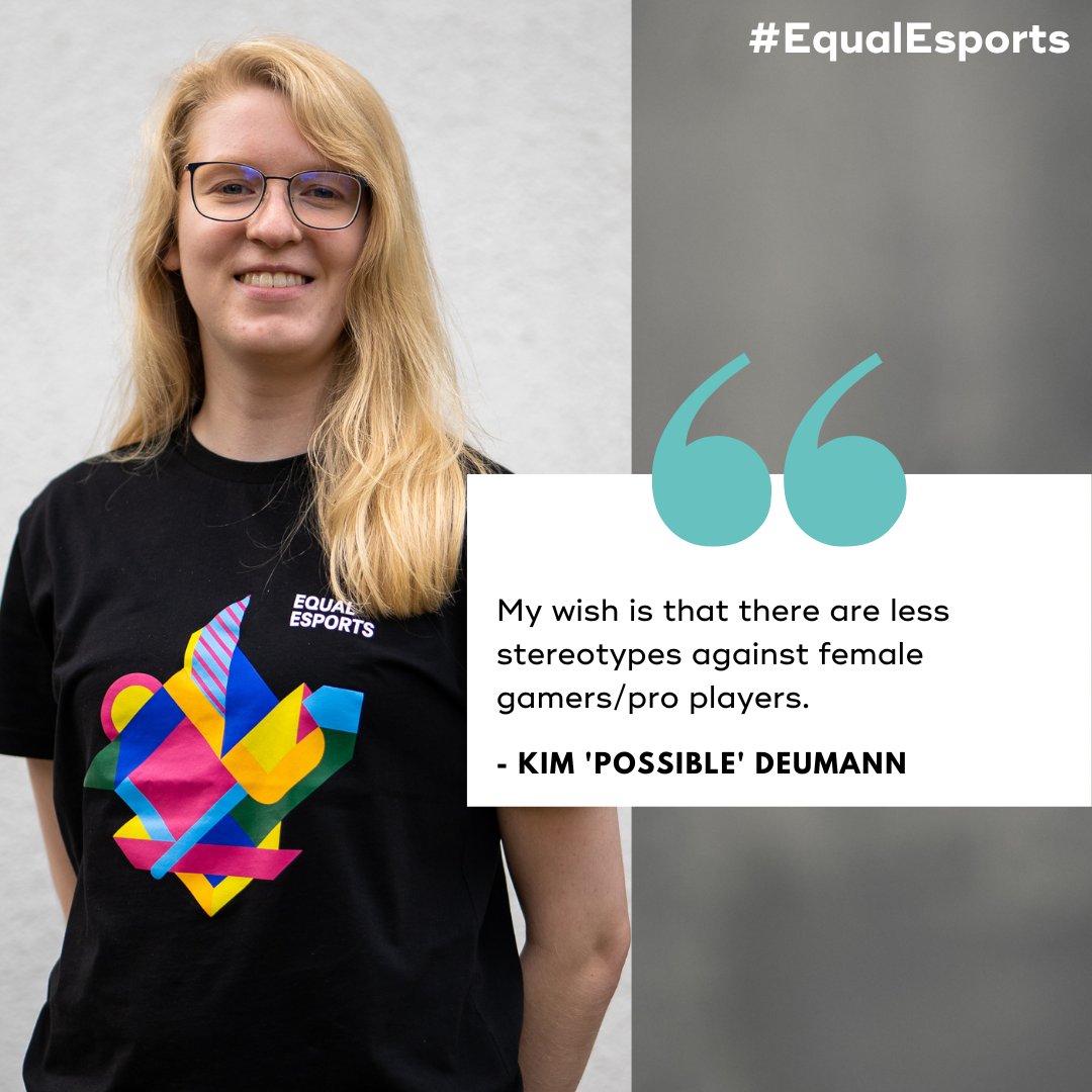 EsportsPlayerF1's tweet photo. Actually quite a simple wish by our #EqualEsports talent @PossibleLoL? Let's make a change! https://t.co/ik02lFxwYg