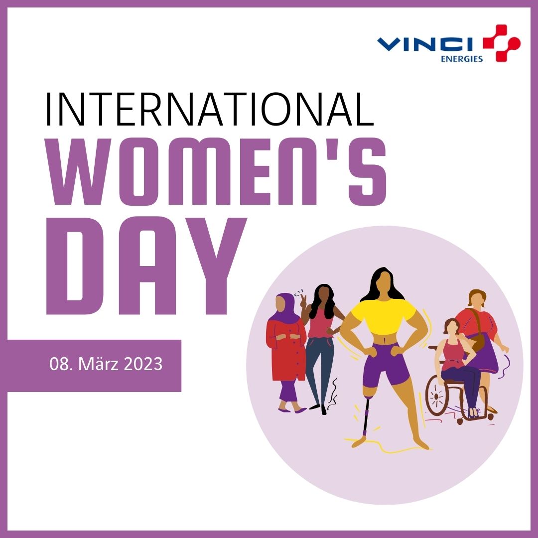 VINCIEnergiesD's tweet photo. Weltfrauentag 2023 - Wir sind stolz auf alle unsere #Powerfrauen im Unternehmen und wünschen
einen energievollen und informativen Weltfrauentag!
#oneVINCI #diversity #weltfrauentag2023 #vinciversity #iwd2023 https://t.co/juPNPvWadn