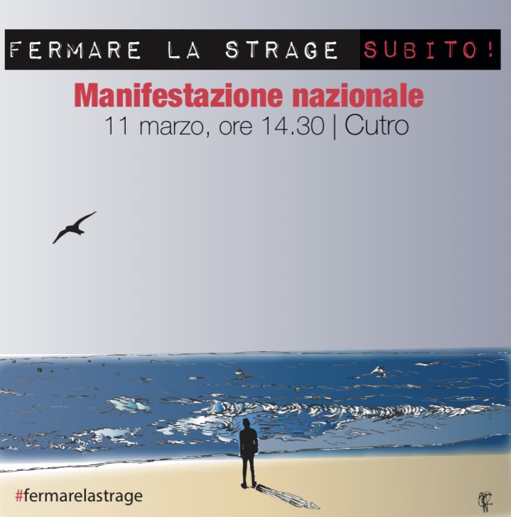 La #Cgil aderisce all'appello ‘#fermarelastrage subito'. Sabato 11 marzo manifestazione nazionale sulla spiaggia di Cutro

Invertiamo la rotta di politiche migratorie sbagliate 

Info: bit.ly/41WqiYg