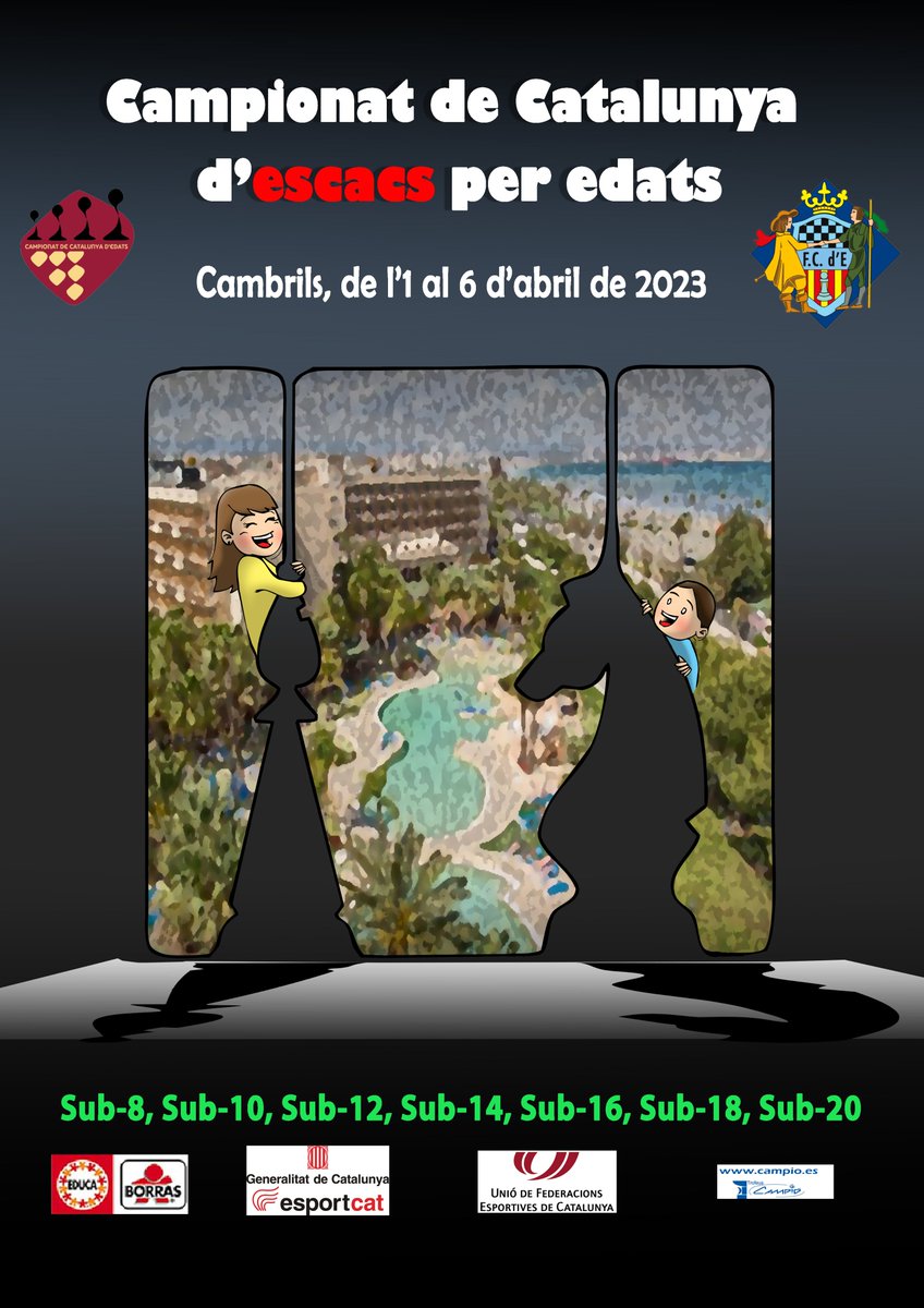 escacs_cat's tweet image. Comencem a escalfar motors! Primeres informacions del Campionat de Catalunya d'Escacs per Edats. A poc a poc anirem publicant més detalls. Més info: escacs.cat/index.php/comp…  #esportcat #escacs #federaciocatalanadescacs #somesport