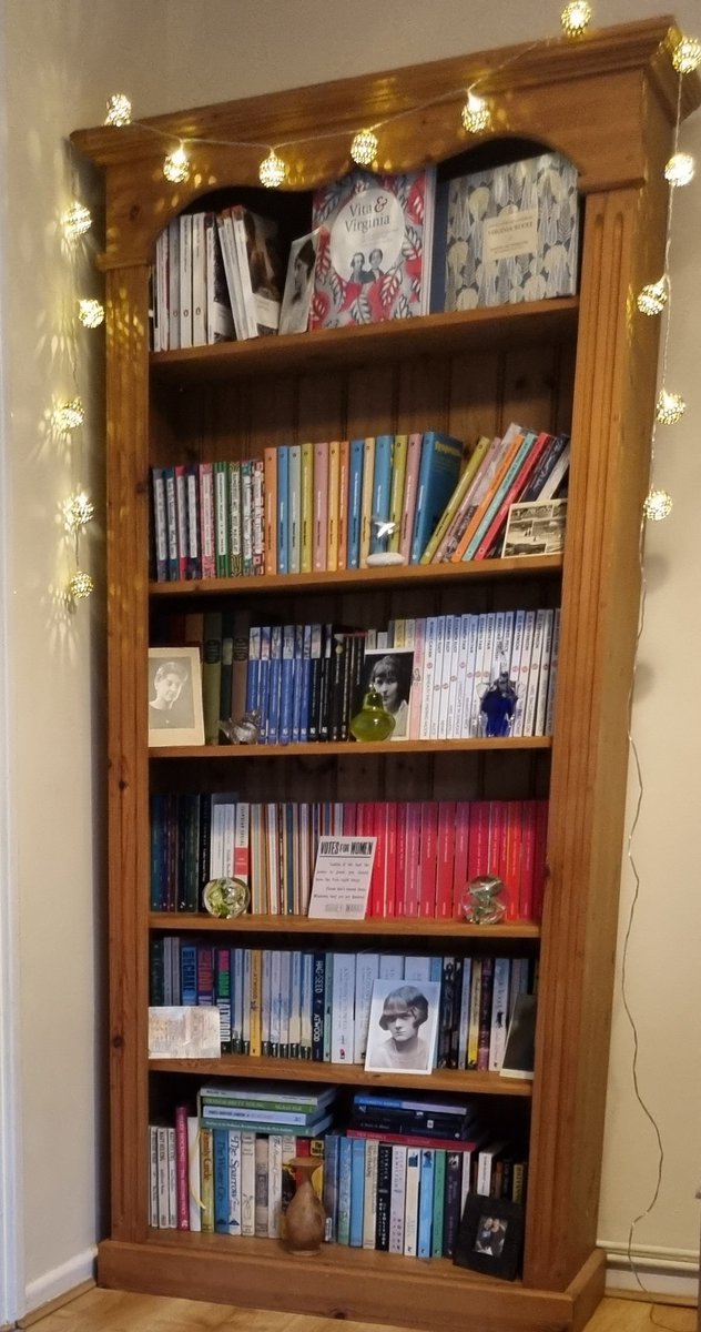 For #InternationalWomensDay the work of some inspirational women writers looking great on the shelves of my bookcases. #ReadWomen