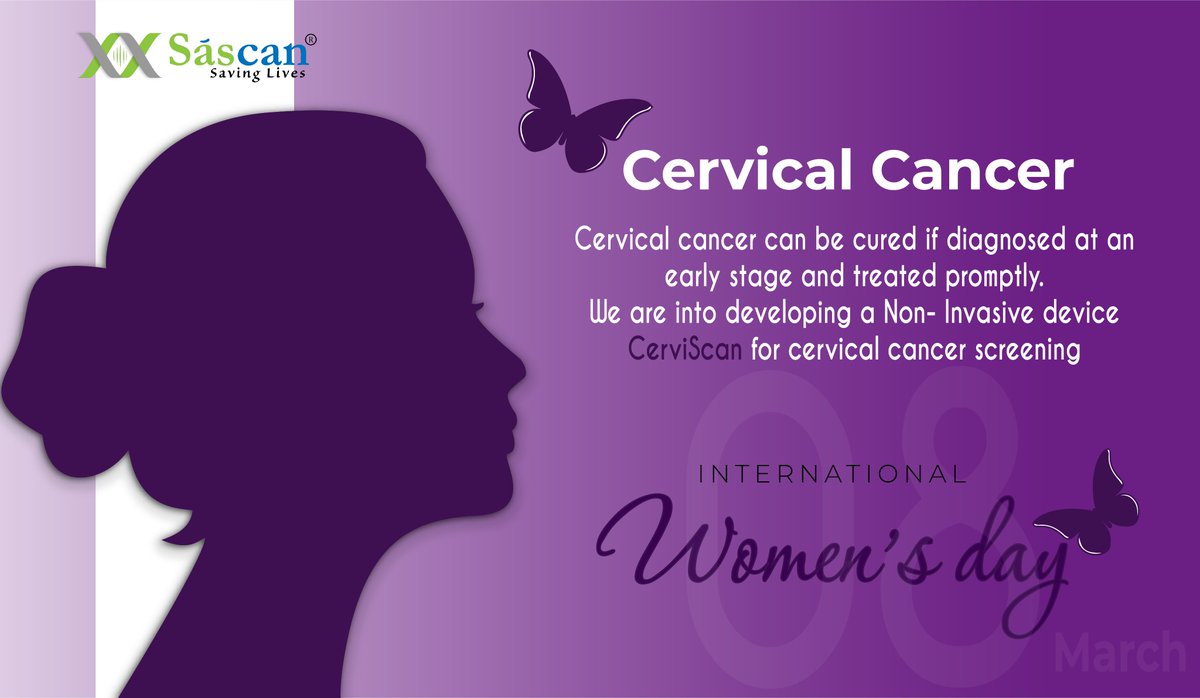 On this #WomensDay2023  , we <a href="/Sascanmeditech/">Sascan Meditech Pvt Ltd.</a>  are delighted to announce that, we are into developing a Non- Invasive device #cerviscan for the early detection of #cervicalcancer
#savinglivesandbeyond #CancerResearch