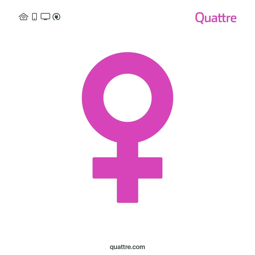#DiaInternacionaldelaDona 👩‍🦳👩‍🦰👩👧👱‍♀️👵

Cada any, l'ONU commemora aquest dia amb un lema, el d'aquest és:

👉 "Per un món digital inclusiu: Innovació i tecnologia per a la igualtat de gènere"

☎ 96 112 63 46
WhatsApp 📲 quattre.com/tiendas
quattre.com