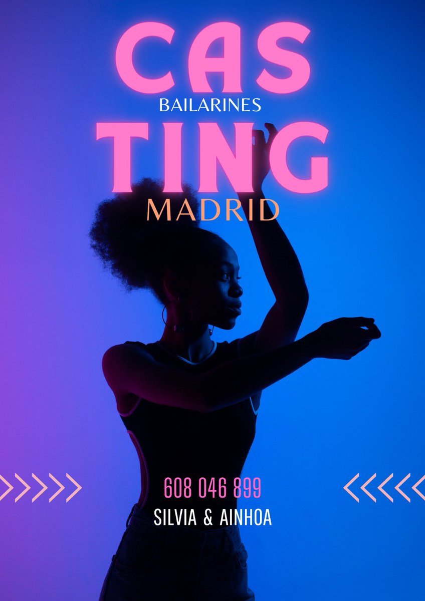ainhoacavero's tweet photo. Buscamos bailarines para realizar un videoclip en Madrid. 
Si estáis interesados, escribid al número del anuncio.  
#casting #bailarines #videoclip https://t.co/VfBKEi0OTe