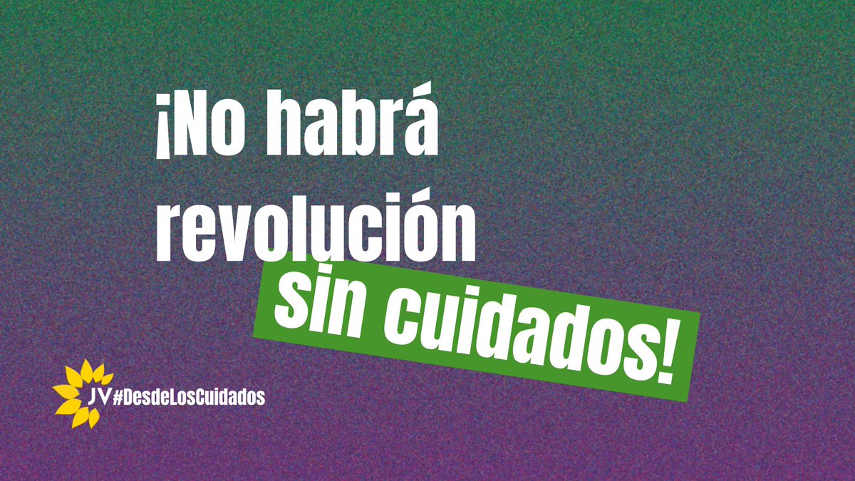 Por un feminismo interseccional que no deje atrás a ninguna y que ponga por encima de todo los cuidados, la clave de la sororidad.

Aprender a querernos pero también a querer. A cuidarnos y a cuidar. Tejamos una red para sostenernos cuando nostras no podamos. 💜#DesdeLosCuidados