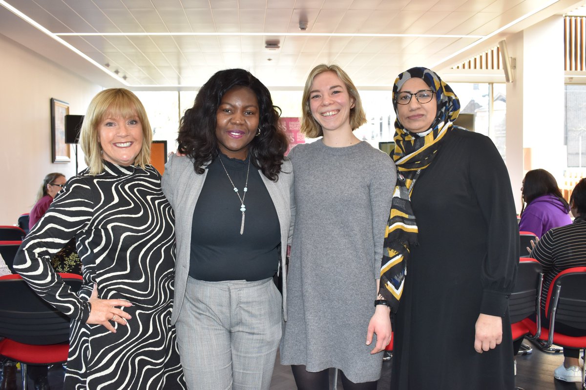 The UWS Business Innovation team are marking #InternationalWomensDay on Paisley Campus with an 'Empowering Women in Business' event featuring inspiring speakers including Bayile Adeoti, Khadija Mohammed, Jane Kerr and Astrid Smallenbroek, with music, stalls, discussion and more.
