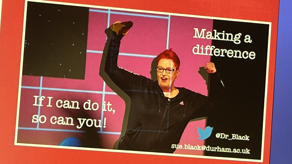 Brilliant @Dr_Black session at @Jisc #Digifest2023 about @TechUpWomen #InternationalWomansDay2023 
I’m holding back the tears. Emotional video about empowering #WomenInTech ❤️