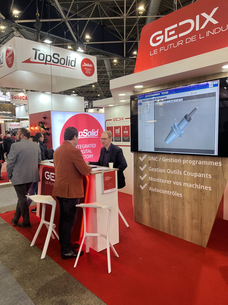 GEDIX_Software's tweet image. J2 @Salon_GI, passez voir nos experts ! 🤓