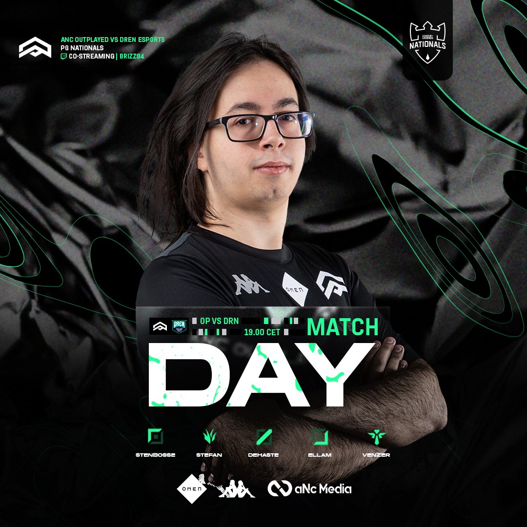 Our week begins tonight 👊

🕘  - 19:00 CET
🤝  - <a href="/DREN_Esports/">DREN ESPORTS</a> 
🏅 -  @pgesportsit_lol
🖥️ - twitch.tv/brizz94

#PGNATS #OPWIN