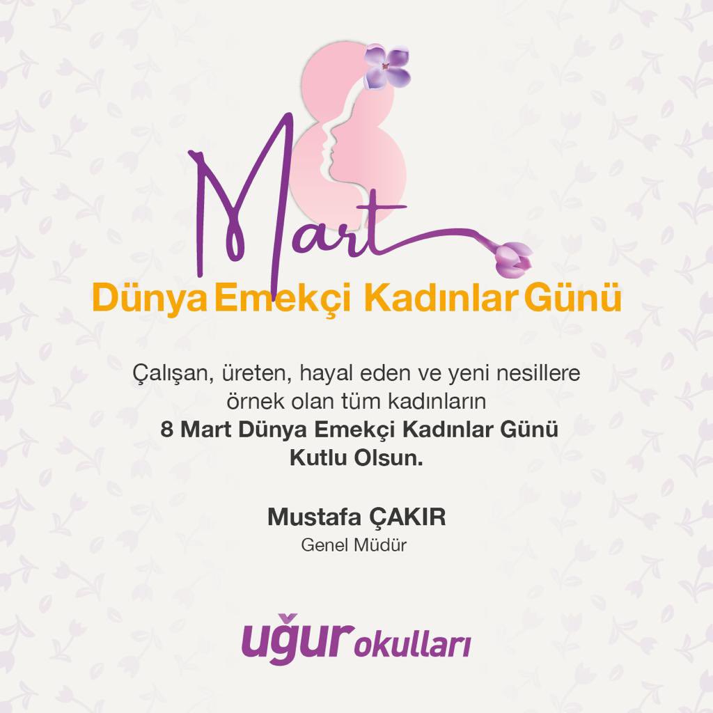 8 Mart Dünya Kadınlar Gününüz Kutlu olsun