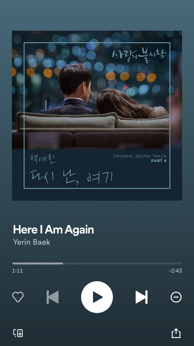 hani_honey____'s tweet photo. ずっと見てないけど、久々にかかった。
このシーンが好きで、この曲ももちろん大好き。
#HereIAmAgain https://t.co/dxjcVUHZXz