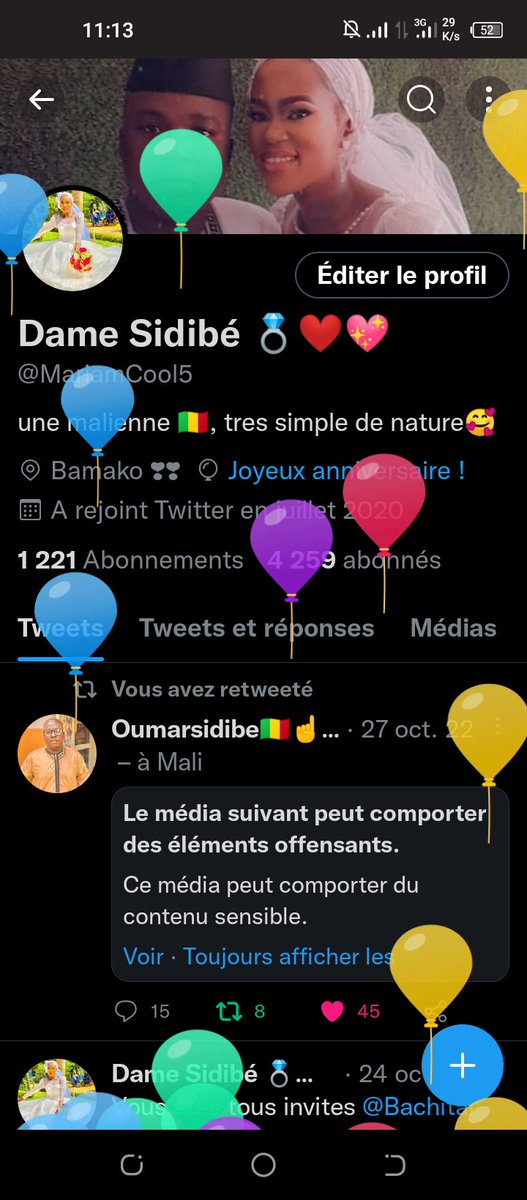 Dame Sidibé 💍❤💖 tweet media