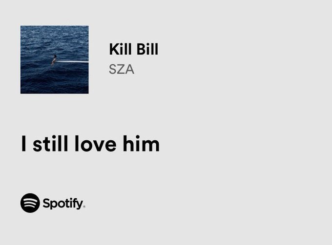 sza / kill bill